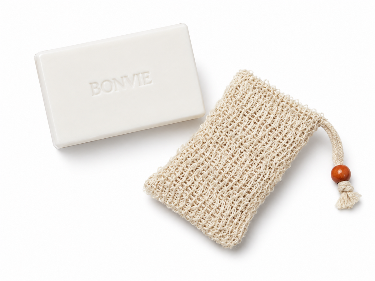 BONVIE Glutathione Soap with Exfoliating Bag